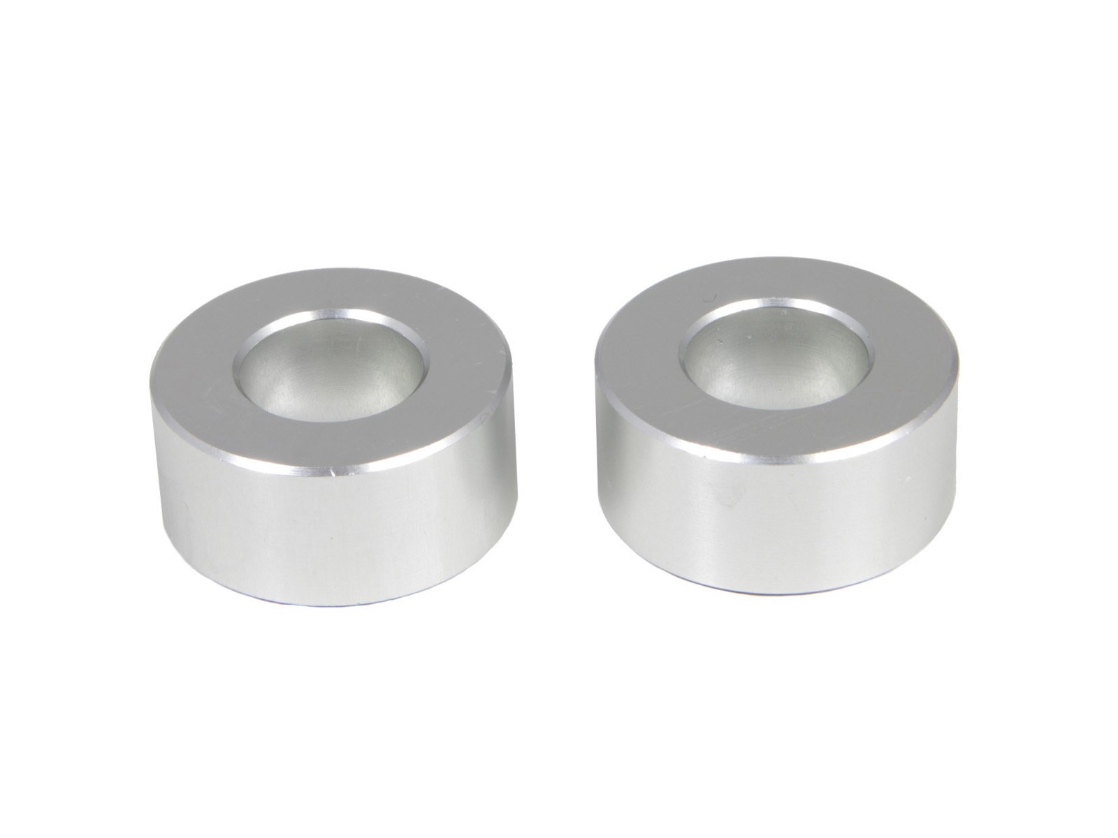 2pc Front Shock Extenders Silver Aluminum For Many 8807 Gmc Chevy