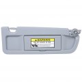 Ocpty Clear Gray Sun Visor Fit For 2006 2007 2008 Honda Civic 83230-sna-a01zc Clear With T10 Led Bulbs