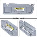 Ocpty Clear Gray Sun Visor Fit For 2006 2007 2008 Honda Civic 83230-sna-a01zc Clear With T10 Led Bulbs