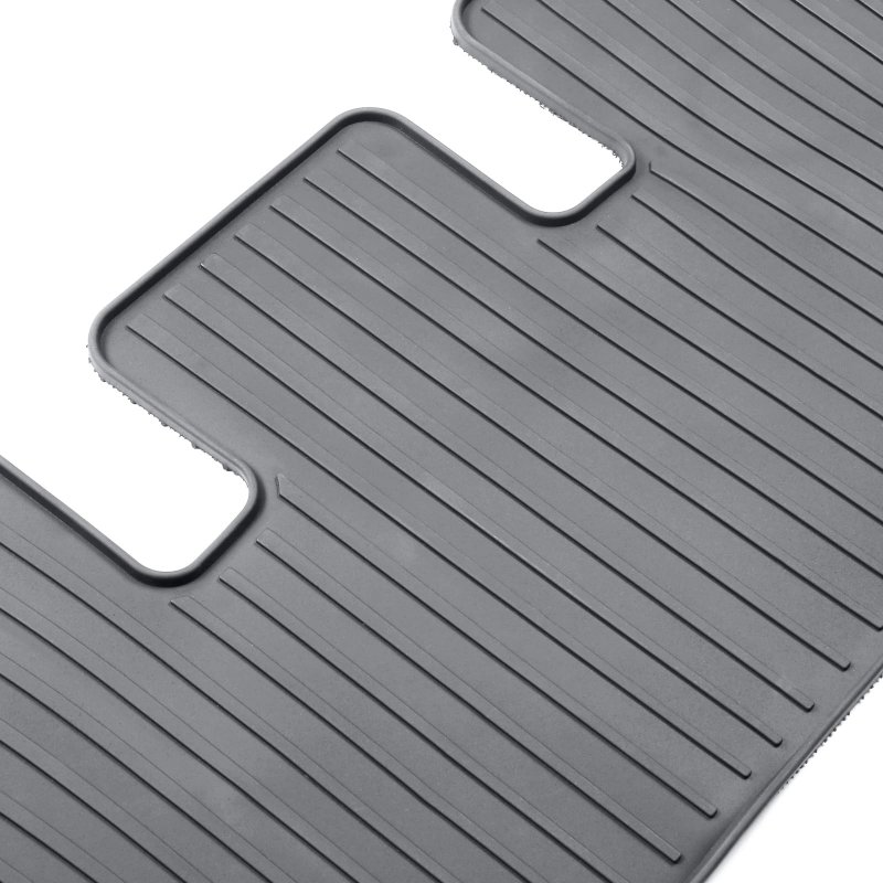 Custom Fit All Weather Floor Mats For 2017 2018 2019 2020 2021 2022 2023 Tesla Model Gray Latex Rubber Heavy Duty Carpets Liner