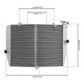 Tcmt Motorcycle Aluminium Radiator Engine Cooler Cooling Fit For Kawasaki Ninja Zx 6r Zx6r Zx636 2013-2023 Silver
