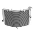 Tcmt Motorcycle Aluminium Radiator Engine Cooler Cooling Fit For Kawasaki Ninja Zx 6r Zx6r Zx636 2013-2023 Silver