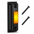 Doorbell Push Button Upgraded Heavy Duty Metal Wiredbell With Led Lighted Wall Mounted Door Bell For Replacement Most Door Only 