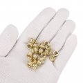 Uxcell Knurled Insert Nuts 25pcs M6 X 6mm L 8mm Od 3d Printing Brass Female Threadeds Heat Set Insert Embedment