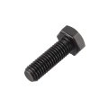 M8x25mm Hex Head Left Hand Screw Bolts Fastener Carbon Steel Black 3pcs 