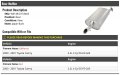 Rear Muffler Compatible With 2000-2001 Toyota Camry 2 2l 4-cylinder 5s-fe Japan Built