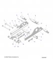 Timbersled Polaris Brace-subframe Side Rear Wht Genuine Oem Part 5142704-133 Qty 1