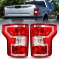 Nilight Taillight Assembly For 2018 2019 2020 Ford F150 F-150 Pickup Truck Rear Lamp Replacement Oe Style Red Housing With 