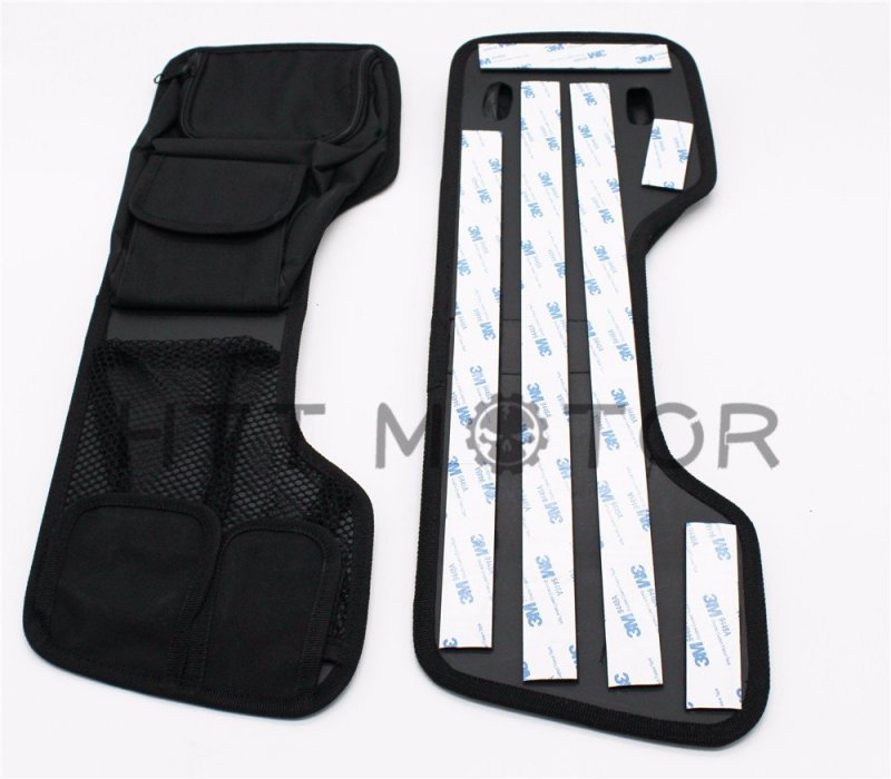 Httmt La01- Black Saddlebag Lid Tour Pak Pack Organizer Set For H-d Touring 1993-2013