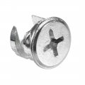 Uxcell 20pcs Furniture Cam Lock Nut Connectors Fittings 13mmx10mm For Cabinet Drawer Wardrobe