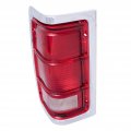 Dodge W150 W250 W350 D150 D250 D350 Ramcharger Tail Light Assembly 1988 89 90 91 92 1993 Driver Side W Chrome Trim Ch2808103 