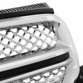 Ch1200360 Factory Style Front Cross Grill Grille Kit With Chrome Honeycomb Mesh Insert And Black Shell Compatible Dodge Durango
