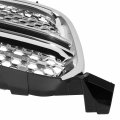 Ch1200360 Factory Style Front Cross Grill Grille Kit With Chrome Honeycomb Mesh Insert And Black Shell Compatible Dodge Durango