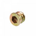 Uxcell M6x10mm Threaded Inserts For Wood Hex Socket Drive Furniture Screw-in Nut 24pcs