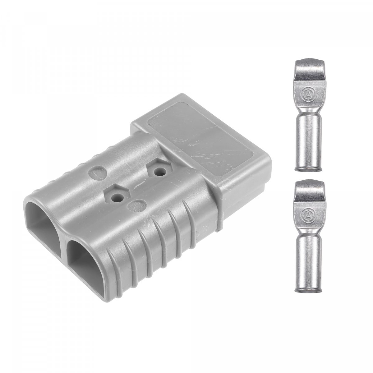 1 Set 350a Battery Quick Connector Kit Car Trailer Plug Connect Disconnect Gray