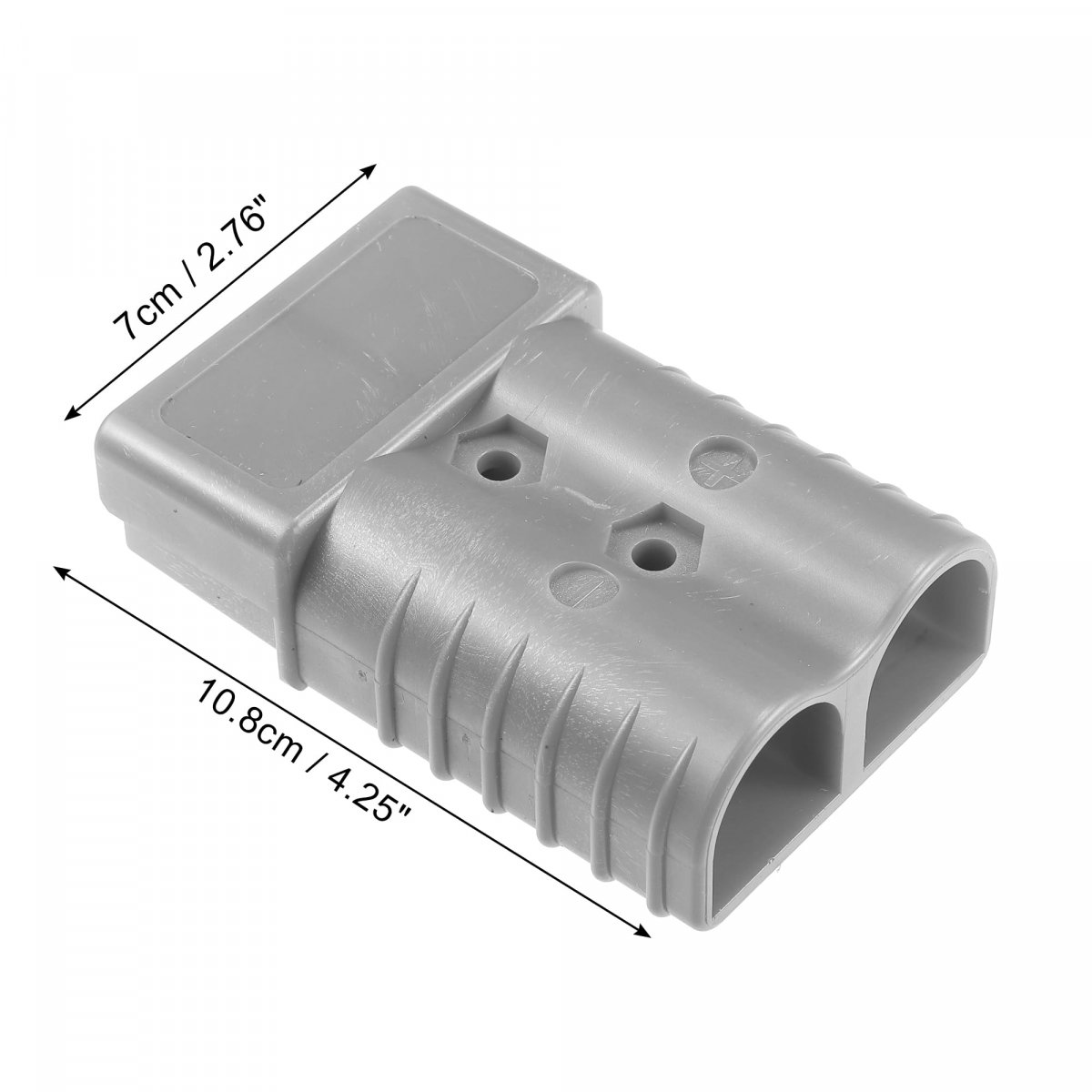 1 Set 350a Battery Quick Connector Kit Car Trailer Plug Connect Disconnect Gray
