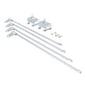 United Pacific Chrome Curb Feelers Universal Fit Helps To Prevent Damage Your Wheels Whiskers Old School Style One Set Pack Of 
