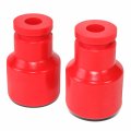 Pair Of 2 5-4 Inches Front Extended Shock Bump Stop Blocks Wrangler Jk 2007-2018 Glossy Red 