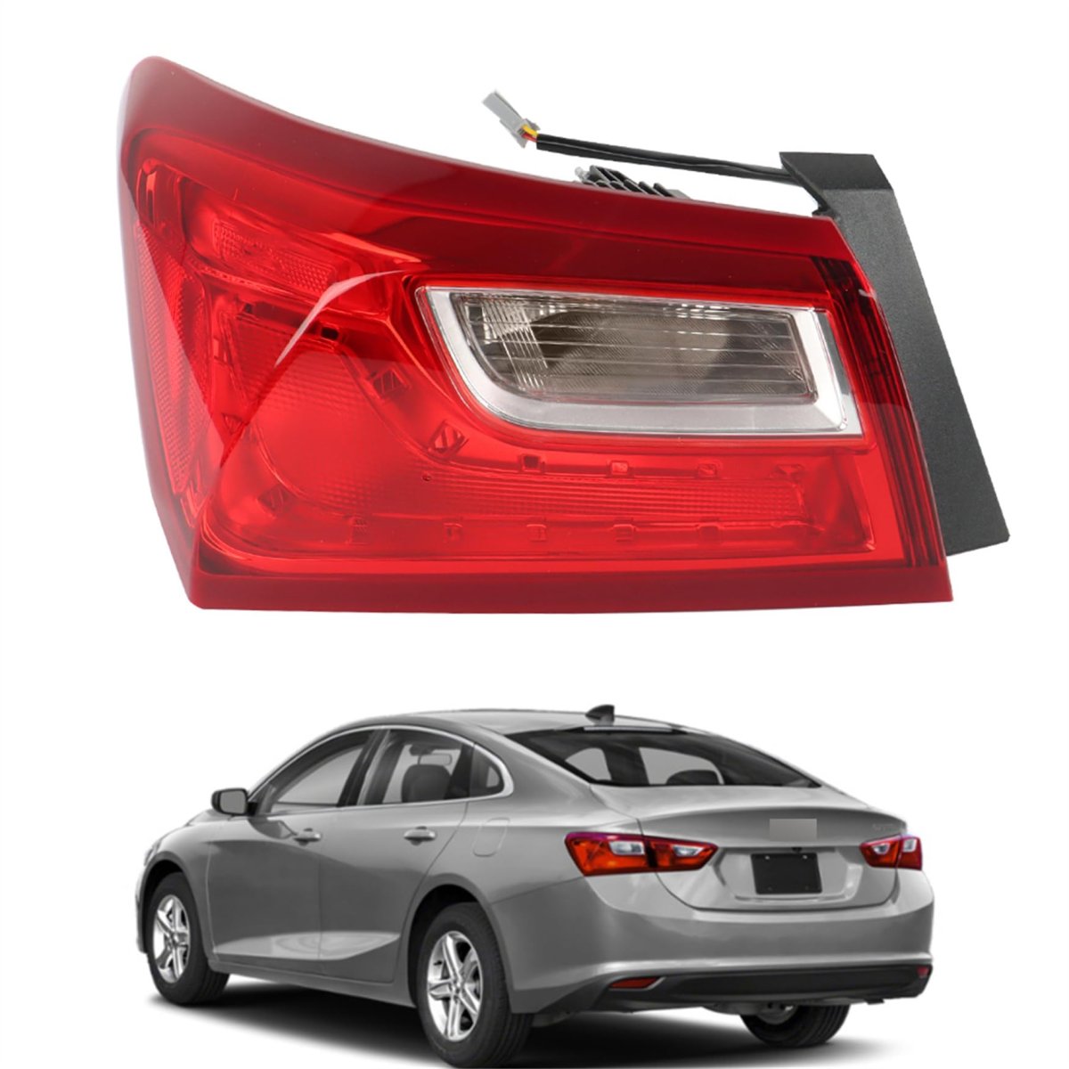 Driver Side Tail Light Brake Replacement For Malibu 2016-2021 Rear Lamp Gm2804122