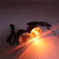 Httmt- Rear Black Turn Signal Indicator Light Compatible With H-d Xl 883 1200 Sportster 92-16 P N Mt224-017r-mbk Cl