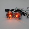 Httmt- Rear Black Turn Signal Indicator Light Compatible With H-d Xl 883 1200 Sportster 92-16 P N Mt224-017r-mbk Cl
