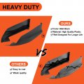 Ecotric Front Rear Bumper Splitter Lip Compatible With 2016 2017 Honda Accord 4 Door Sedan Spoiler Underbody Pair Hfp Style