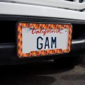 Fancy Cockatiels Birds Pattern License Plate Tag Frame