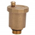 Air Vent Valve G1 2 Brass Automatic Diaphragm Unidirectional Float Male Thread Leak-proof High Temperature Resistance Bleeder