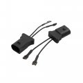 Uxcell 2pcs Car Horn Adapter Wiring Harness Pigtail Socket For Audi A6 A8 A4 A6l Volkswagen Porsche Cayenne
