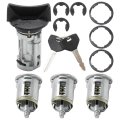 Hoypeyfiy 5161055aa Ignition Switch Lock Cylinder With Door And Keys Fit Replacement For Jeep Wrangler Yj 1990-1995 Cherokee Xj 