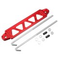 220mm Universal Hollow Aluminum Alloy Car Battery Hold Down Mount Bracket Set Red 5 Holes 8 Inch Bolt 