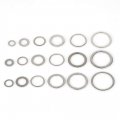 18 Common Size Specifications 450pcs Set Aluminum Washers Gaskets Ring Repair Tool Set