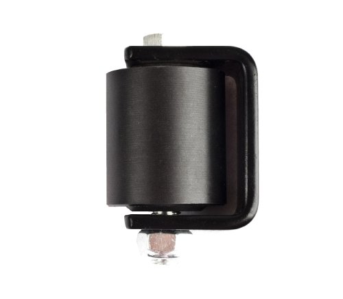 Aleko Side Roller For Sliding Rolling Gate Guide Black With Bracket 2-inch