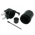 Heinmo Aluminum Alloy Universal Cylinder Car Oil Catch Can Reservoir Tank With Breather Kit Black