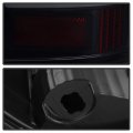 Acanii For Factory Led Model 2013-2018 Dodge Ram 1500 2500 3500 Black Smoked Tube Tail Lights Brake Lamps Pair