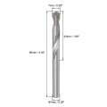Uxcell Cemented Carbide Twist Drill Bits 7mm Metal Cutter For Stainless Steel Copper Aluminum Zinc Alloy Iron 2 Pcs