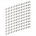 20mm Continuous 10 Slots Rigid Pipe Strap Clamps 201 Stainless Steel U-shaped Bracket Tube Clips 12 Pcs 