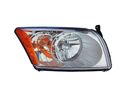Headlightsdepot Chrome Housing Halogen Headlight For Dodge Caliber 2007-2012 Includes Right Passenger Side Headlamp 