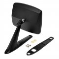 Outside Mirror Satin Black Passenger Side With Convex Glass For 1971-1980 International Harvester Scout Ii 