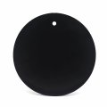 Httmt- Black Round Kickstand Sidestand Jiffy Stand Coaster Pad Compatible With H-d Touring Cruiser Sport Dirt P N Mt253-001-bk