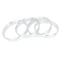 4pcs 56 6 To 54 1 Mm Aluminium Alloy Car Hub Centric Rings Wheel Bore Spacer 