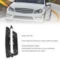 Bumper Grille Enhanced Stability Drl Daytime Running Light Grill Cover Replacement For C Class W204 Amg Line 2011 To 2014 Right