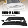 Bumper Grille Enhanced Stability Drl Daytime Running Light Grill Cover Replacement For C Class W204 Amg Line 2011 To 2014 Right
