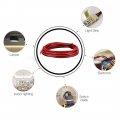 Uxcell Red Black Wire 2pin Extension Cable Cord 26 Awg Parallel Tin Plated Copper 3 Meters Length For Led Strip Light