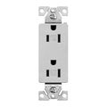 Eaton Tr1107sg-sp-l Designer Duplex Receptacle Silver Granite 