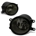 Yaris Rav4 Camry Pair Of Bumper Driving Fog Lights Smoked Lens 