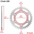 Caltric Drive Chain And Sprocket Kit Compatible With Ducati 800 Sport 2003 Super 2003-2007