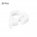 Uxcell Double Gripping Nylon Hose Clamps 20pcs 6 1-6 5mm Adjustable Snap Grip Plastic Clamp For Fuel Line Hoses Plumbing