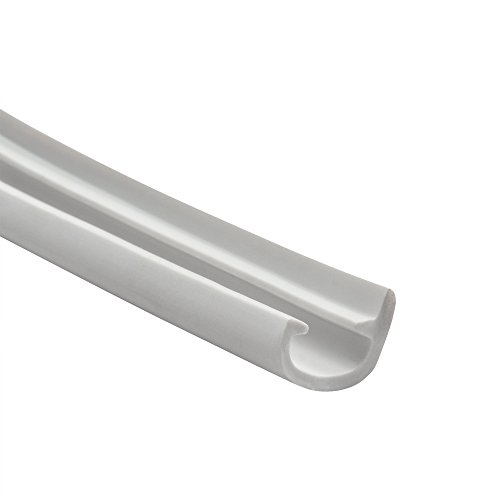 1 White Flexible Rv Screw Cover Trim Molding W Leg Marine Camper