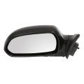 Black Driver Side View Mirror Fit For 2001 Elantra Power Heated Manual Folding Smooth 